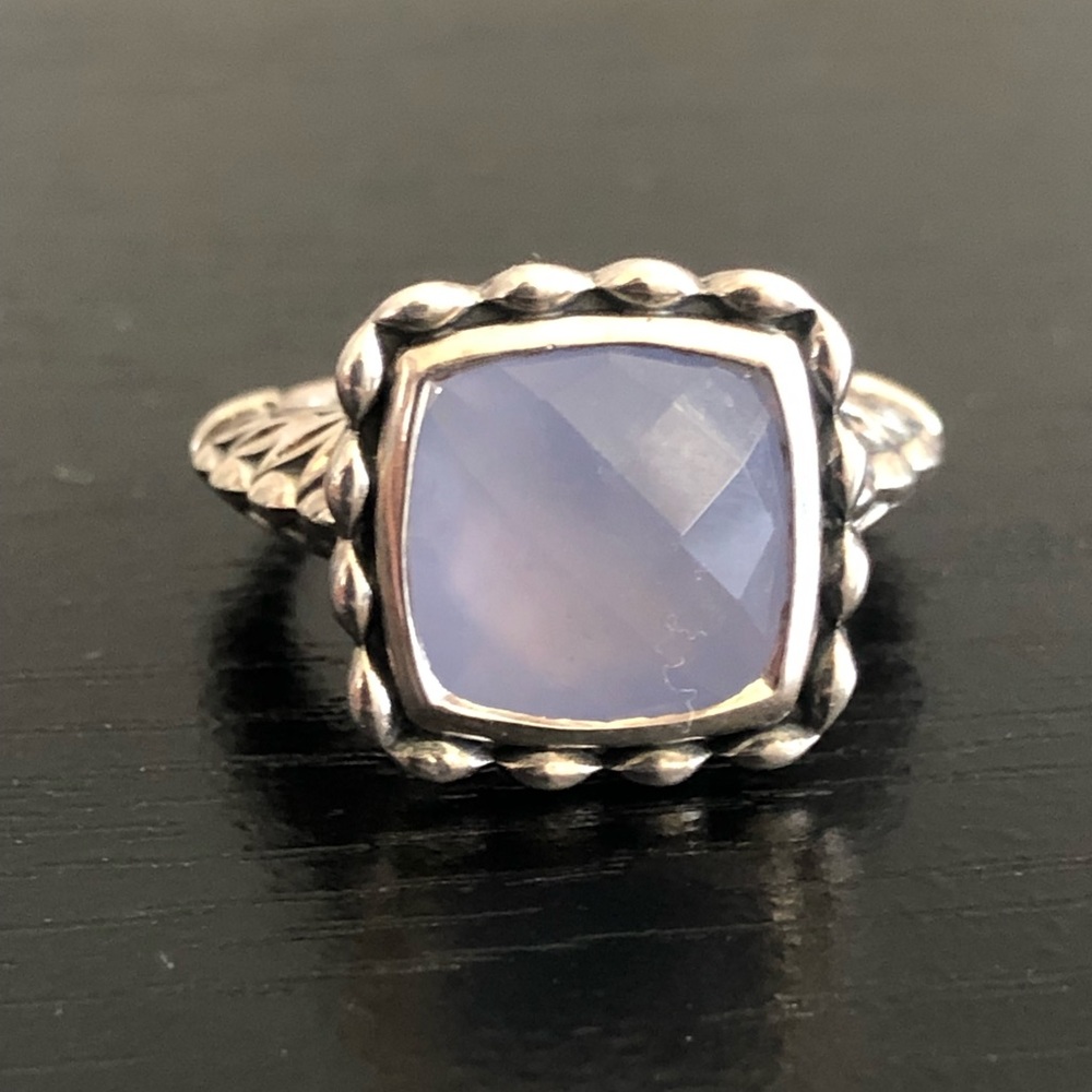John Hardy ‘Angela’ 925 Sterling Chalcedony Ring 6 1/2.